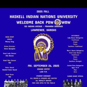 Haskell Indian Nations University Welcome Back Pow Wow 2025