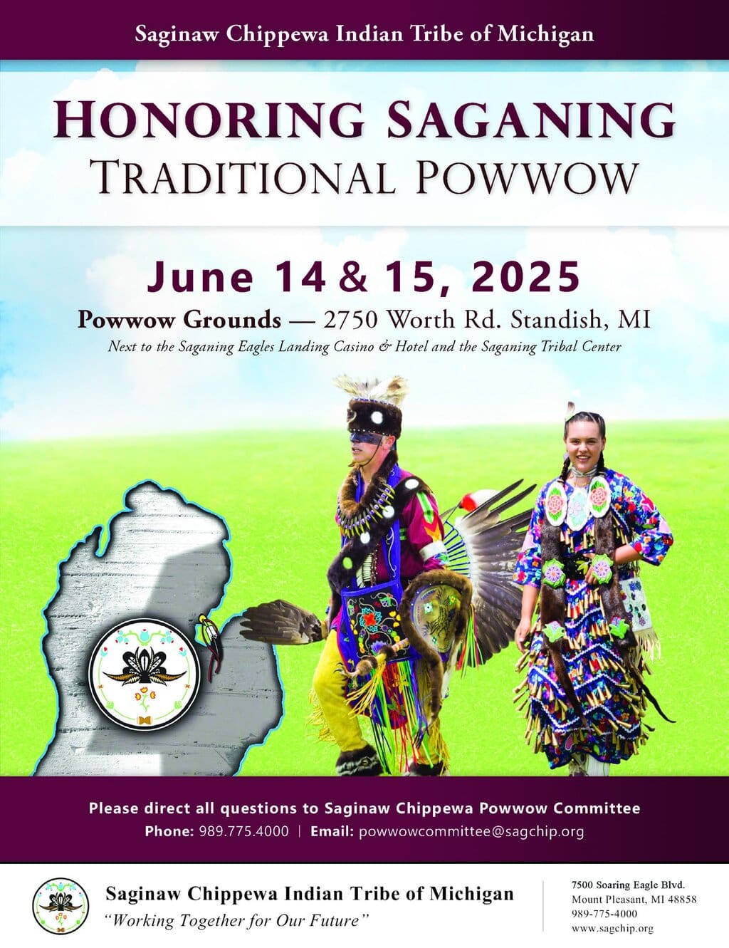 Honoring Saganing Traditional Pow Wow 2025
