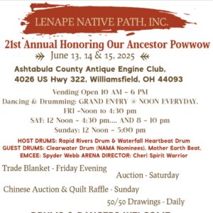 Honoring Our Ancestors 21st Annual Pow Wow 2025