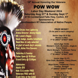 15th Annual Honoring Our Veterans Pow Wow 2024