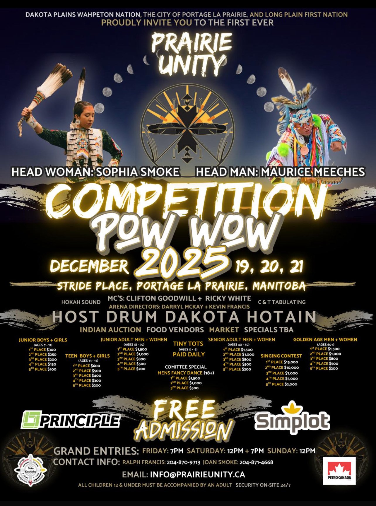 Prairie Unity Competition Pow Wow 2025