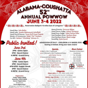 Alabama Coushatta 52nd Annual Pow Wow 2022