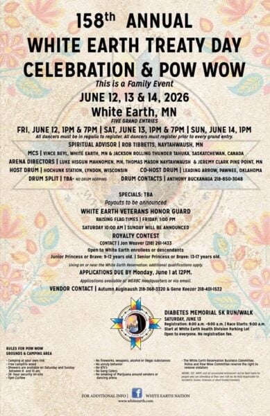 158th Annual White Earth Treaty Day Celebration & Pow Wow 2026