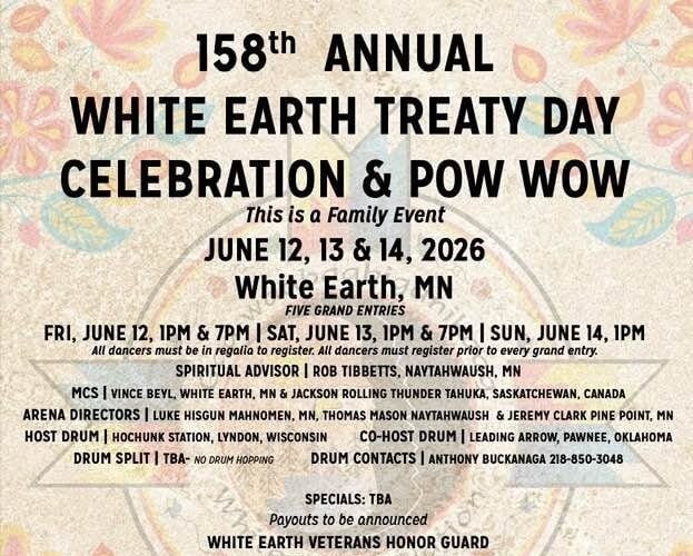 158th Annual White Earth Treaty Day Celebration & Pow Wow 2026