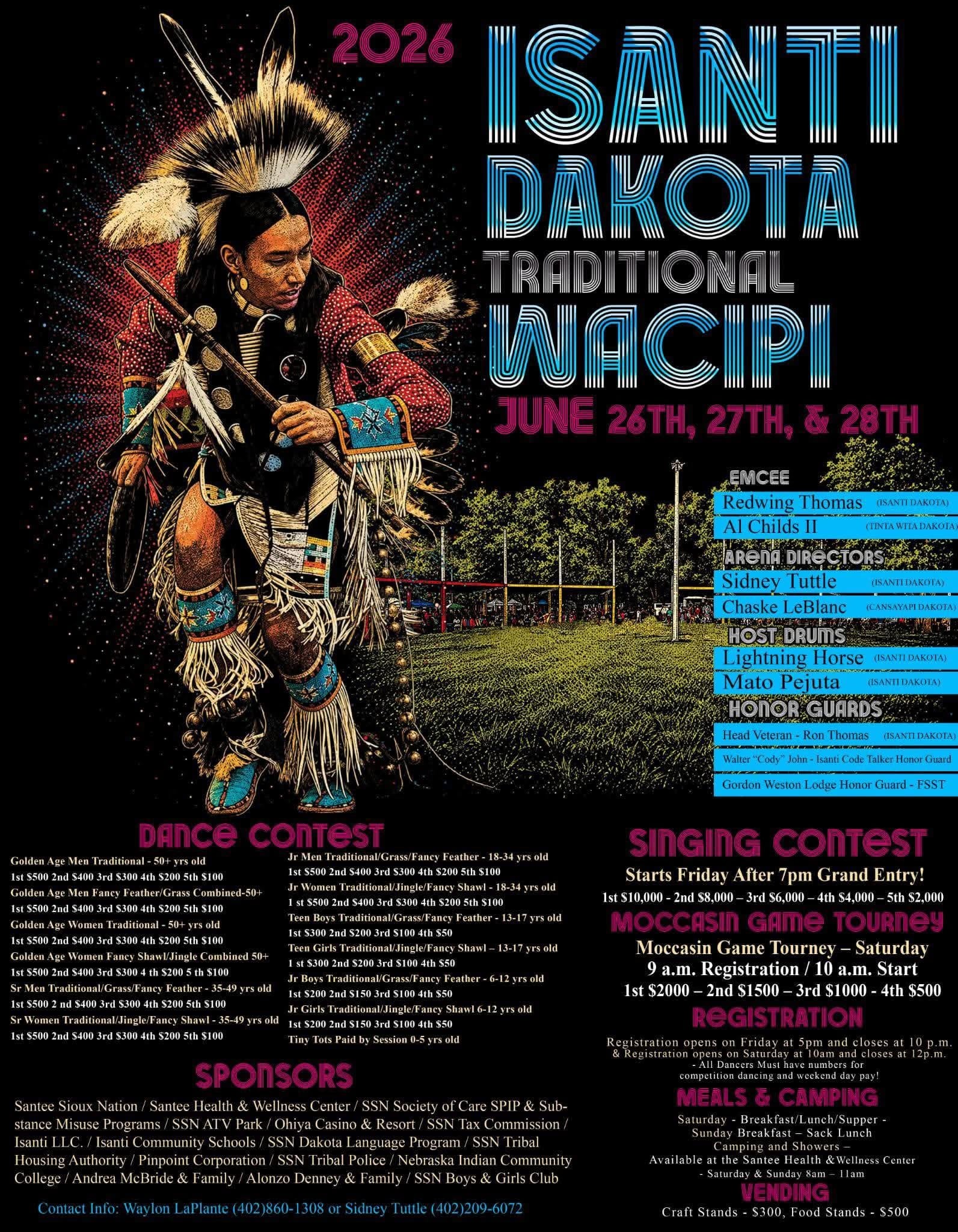 Isanti Dakota Traditional  Wacipi 2026