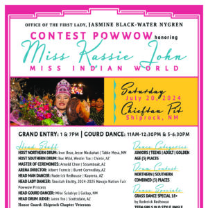 Contest Pow Wow Honoring Kassie John, Miss Indian World