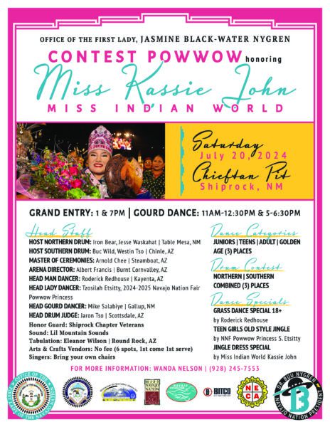 Contest Pow Wow Honoring Kassie John, Miss Indian World