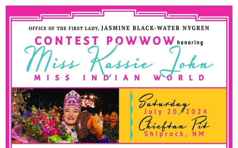 Contest Pow Wow Honoring Kassie John, Miss Indian World
