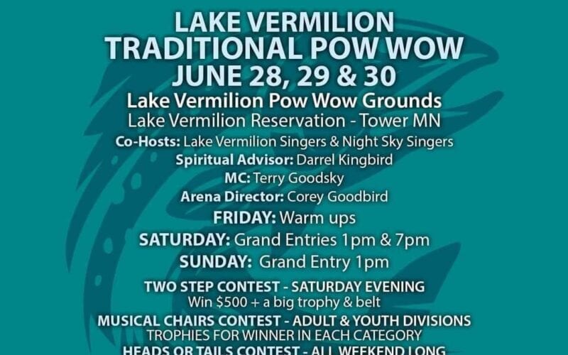 Lake Vermilion Traditional Pow Wow 2024 Pow Wow Calendar