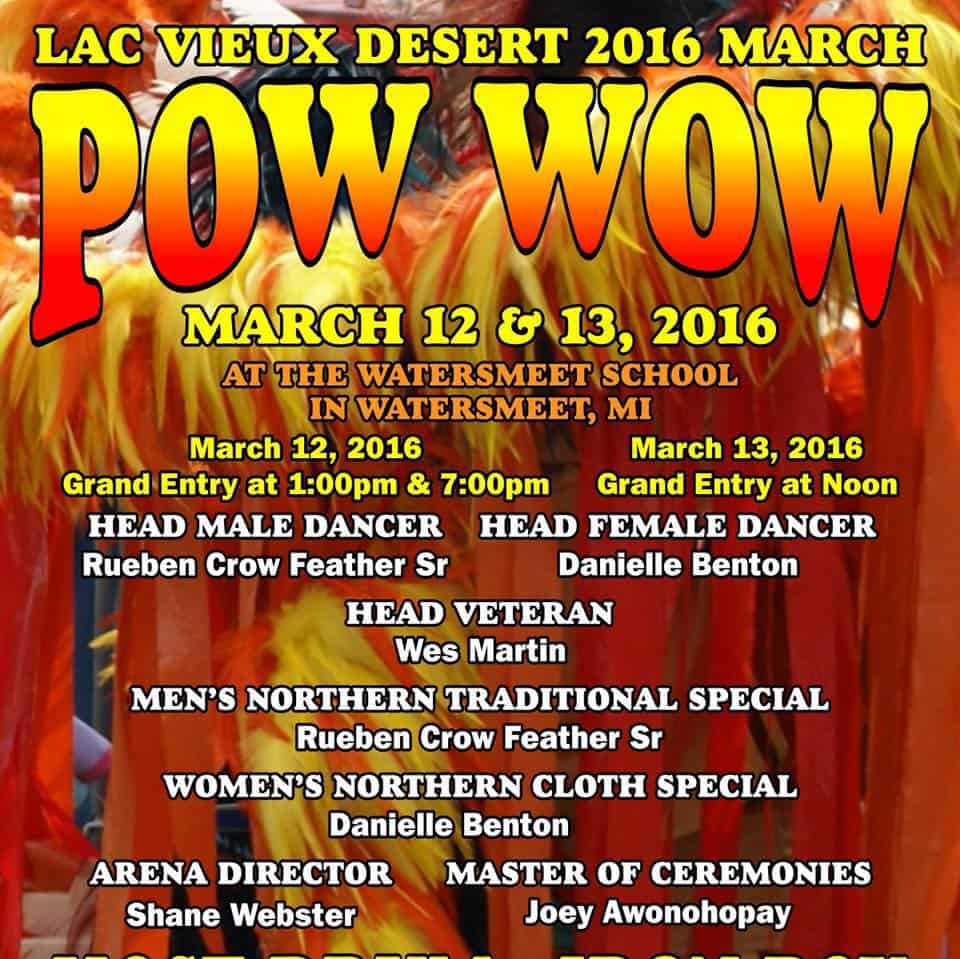 Lac vieux desert casino pow wow canfield casino congress park