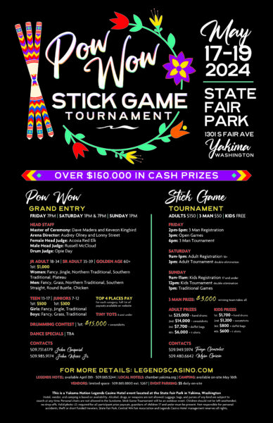 Legends Casino Pow Wow & Stick Game Tournament 2024