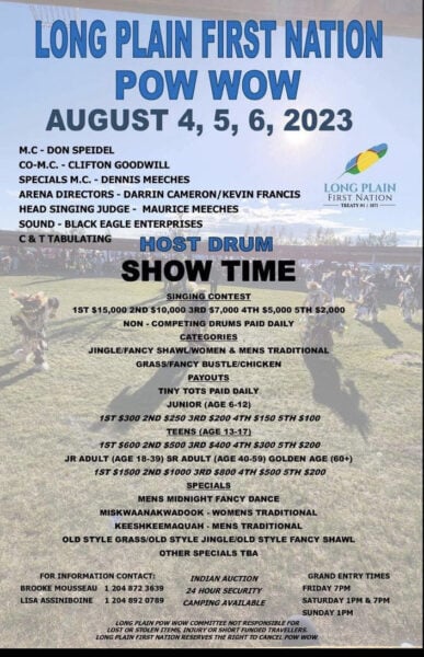 Long Plain First Nation Pow Wow 2023