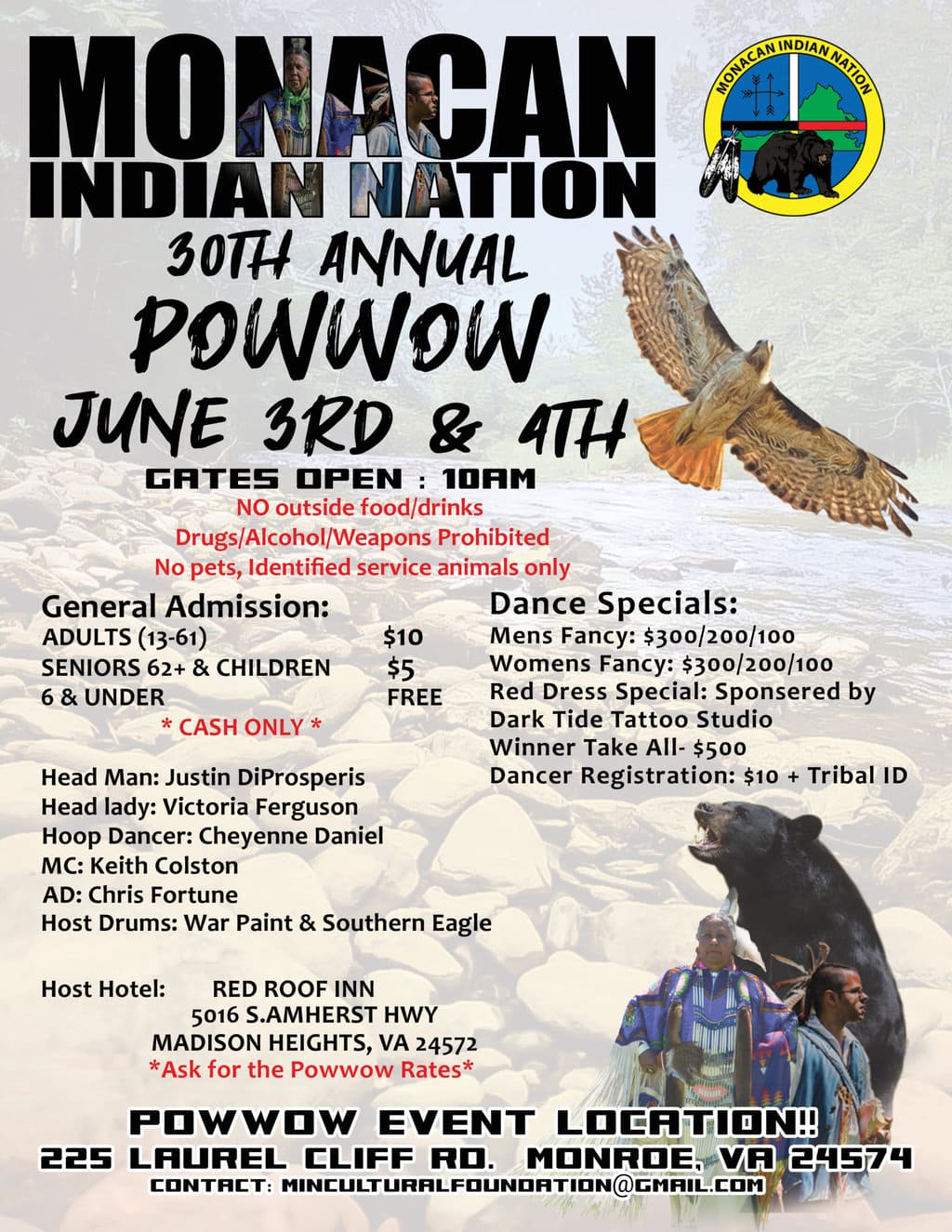 Monacan Indian Nation 30th Annual Nation Pow Wow 2023