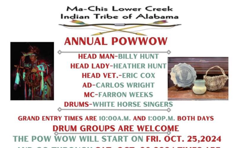 Ma Chis Lower Creek Indian Tribe of Alabama Pow Wow 2024