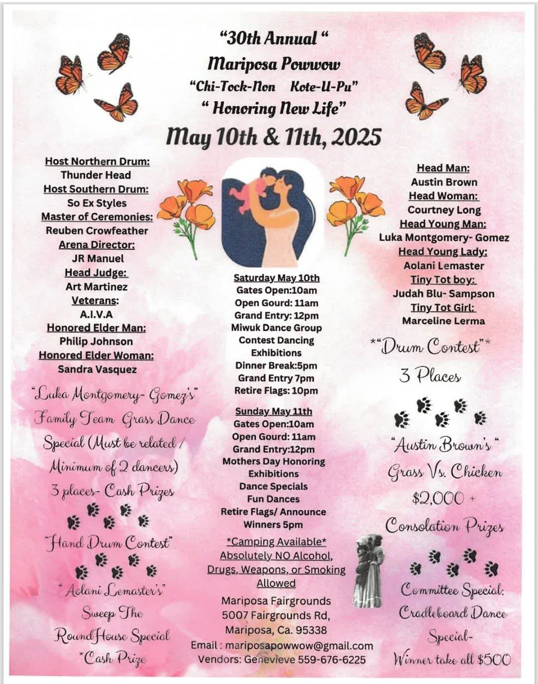 30th Annual Mariposa Pow Wow 2025