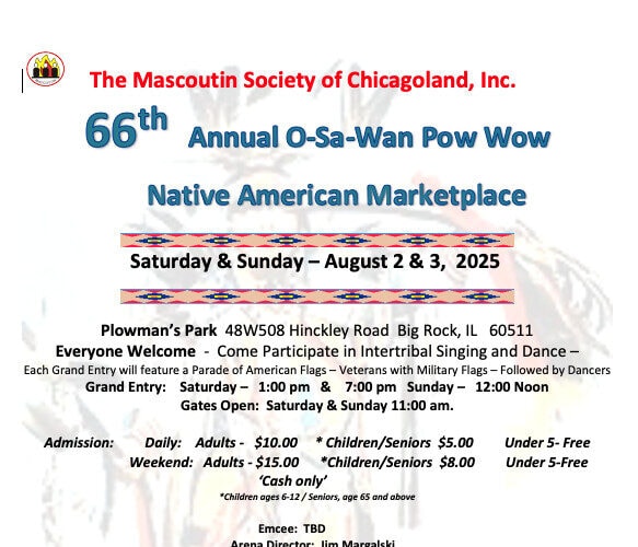 66th Annual O-Sa-Wan Pow Wow 2025