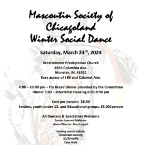 Mascoutin Society of Chicagoland winter Social Dance 2024