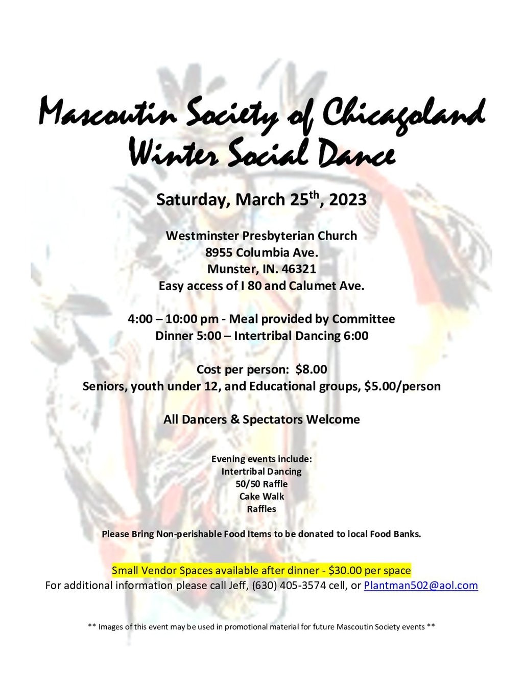 Mascoutin Society Winter Social Dance 2023