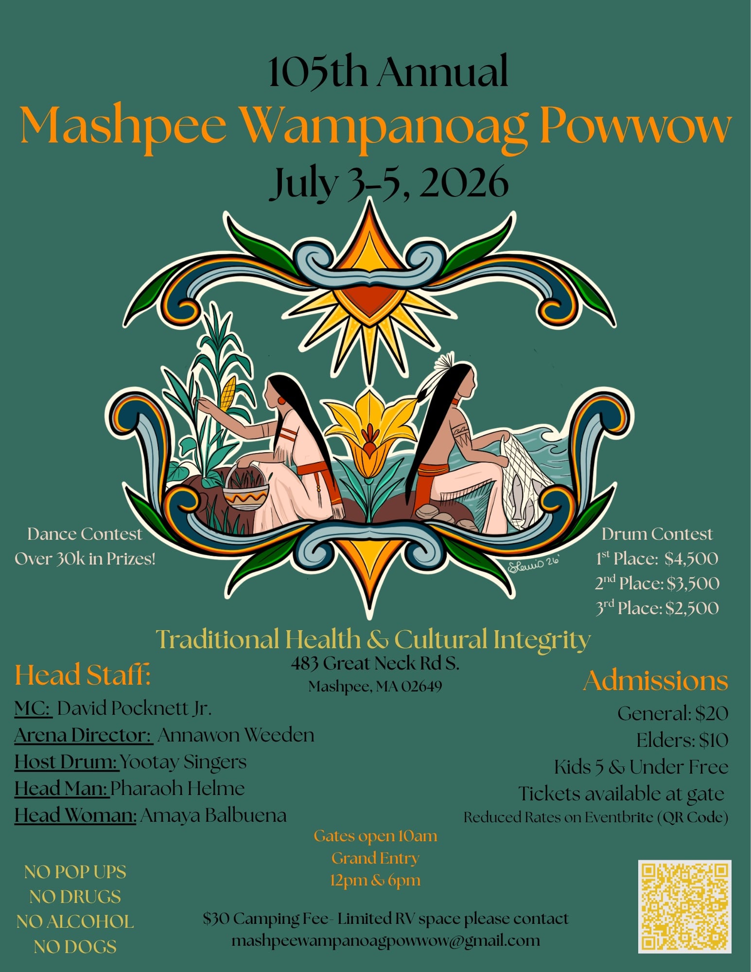 105th Annual Mashpee Wampanoag Pow Wow 2026