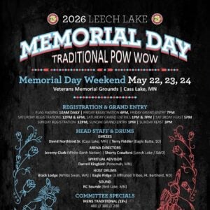 Leech Lake Memorial Day Traditional Pow Wow 2026
