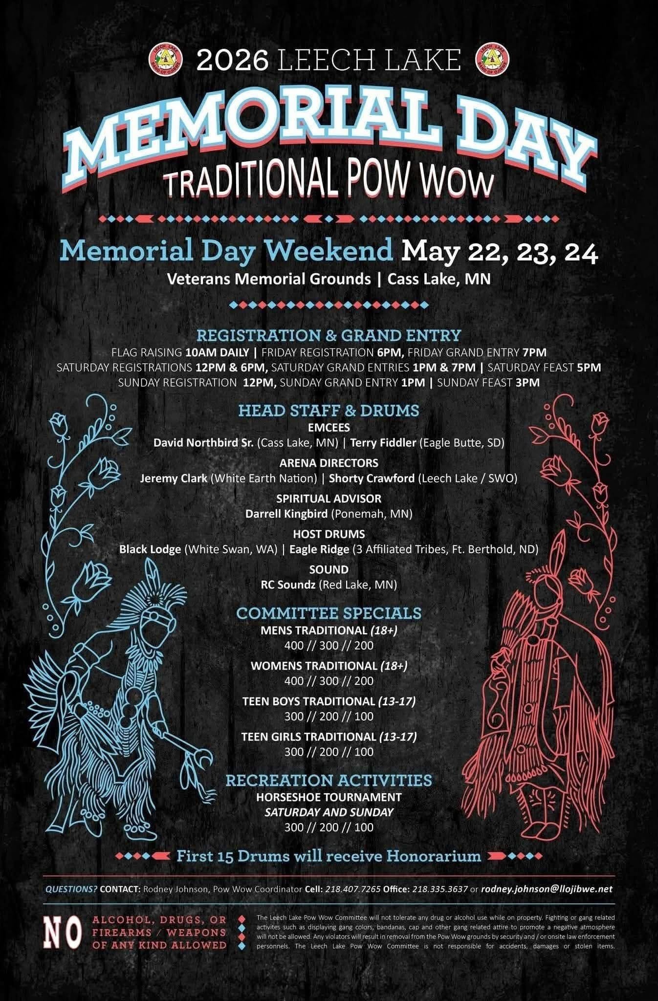 Leech Lake Memorial Day Traditional Pow Wow 2026