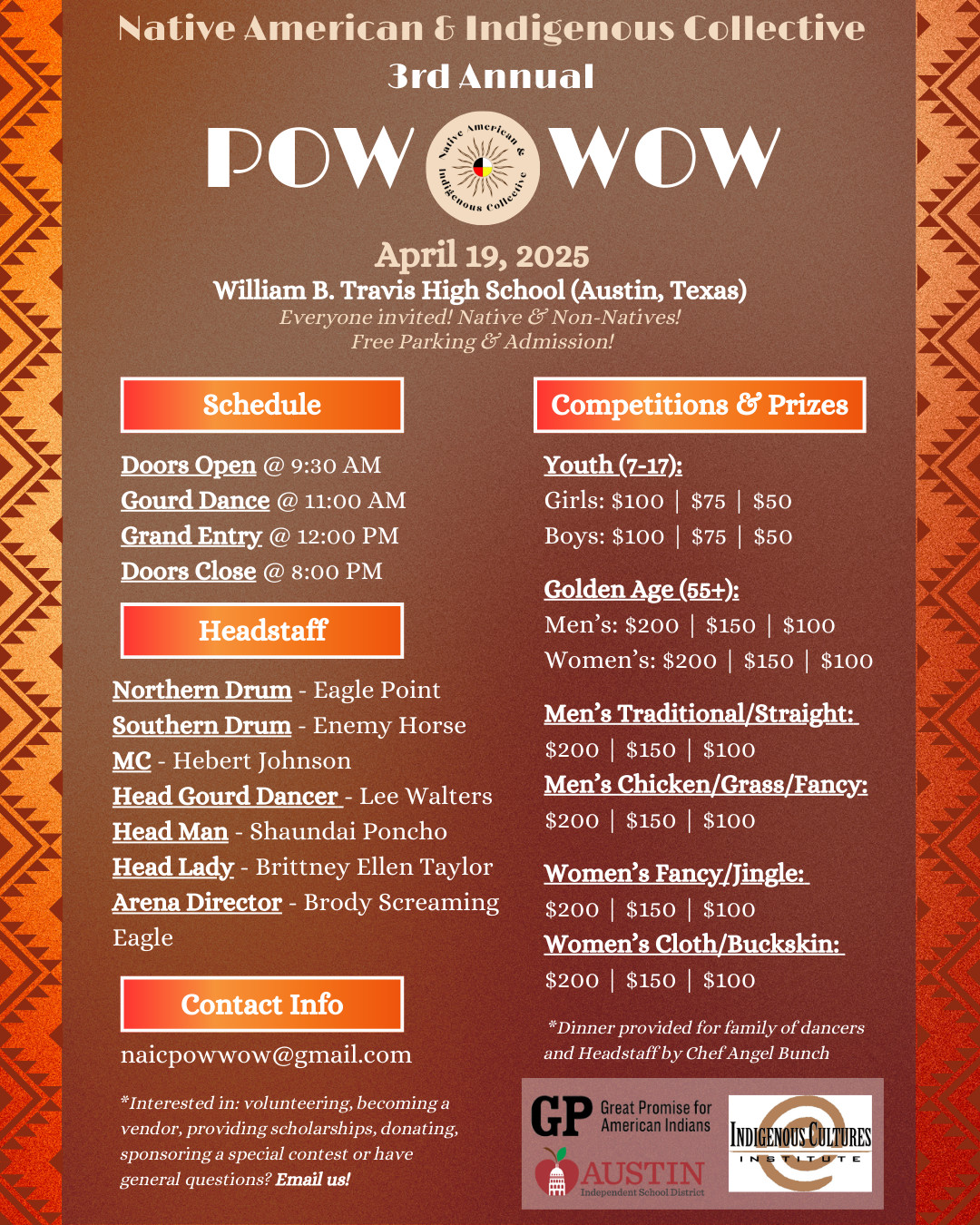 Native American & Indigenous Collective (NAIC) 3rd Annual Pow Wow 2025