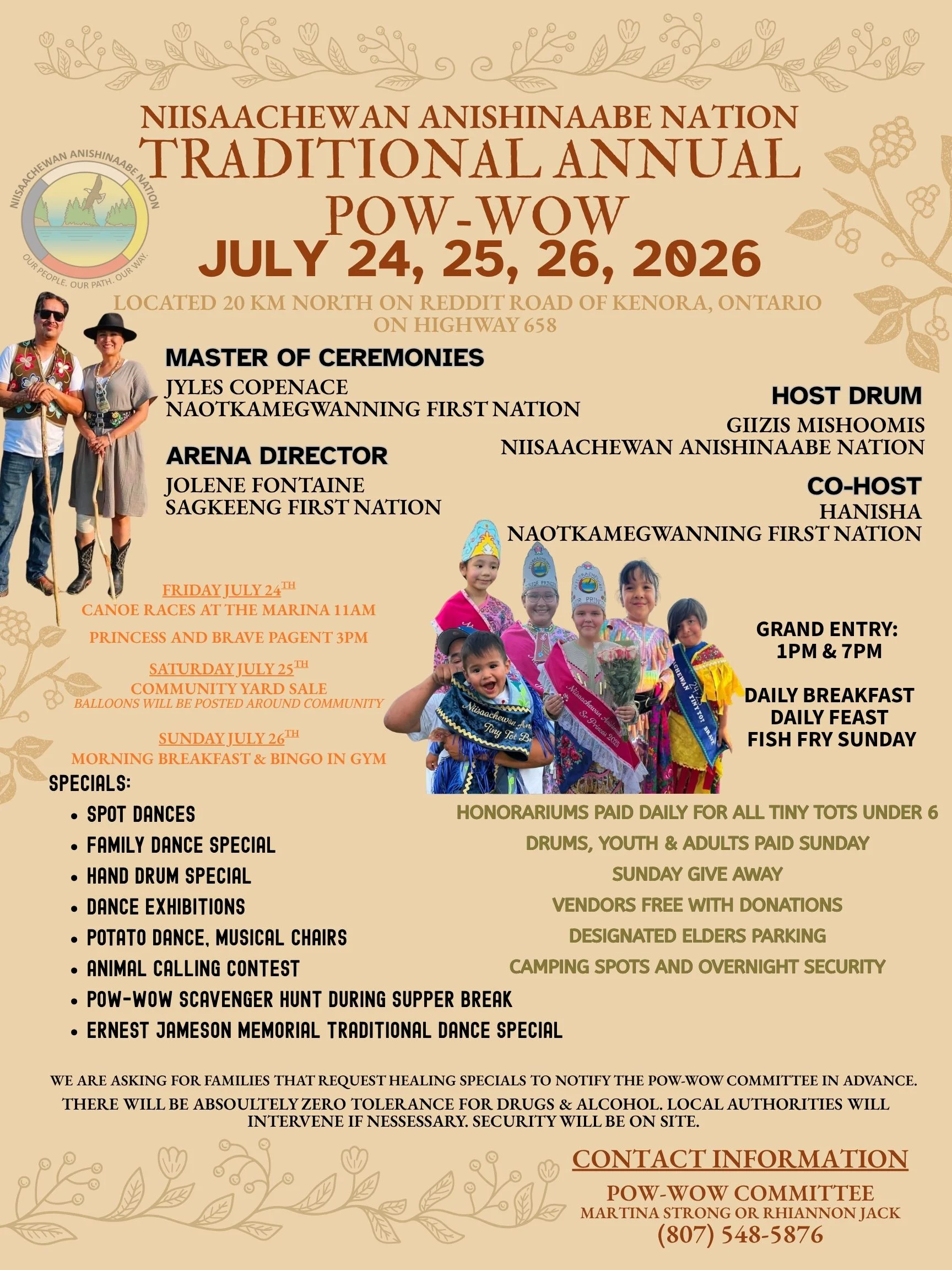 Niisaachewan Anishinaabe Nation Traditional Annual Pow Wow 2026