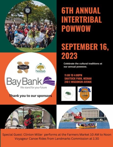 NeenahMenasha 6th Annual InterTribal Pow Wow 2023