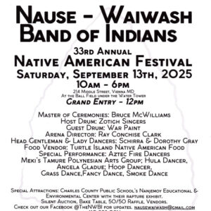 Nause-Waiwash Band of Indians 33rd Annual Native American Festival 2025