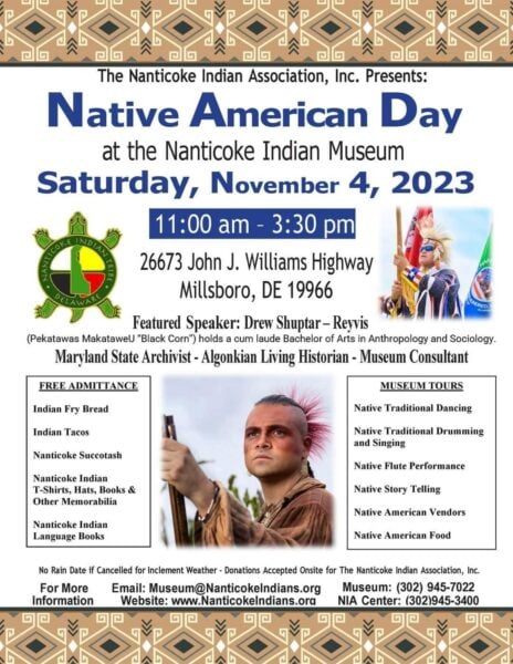 Native American Day at the Nanticoke Indian Museum 2023