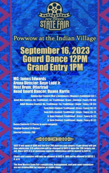 New Mexico State Fair Pow Wow at the Indian Village 2023