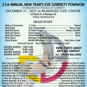 21st Annual New Year's Eve Sobriety Pow Wow 2023