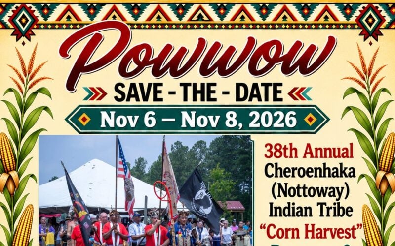 38th Cheroenhaka (Nottoway) Indian Tribe Corn Harvest Pow Wow & School Day 2026