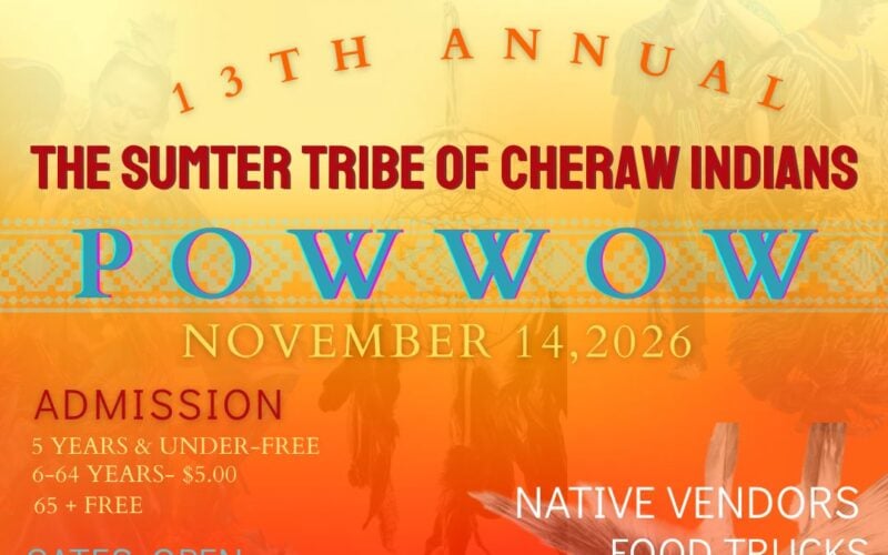 13th Annual Sumter Tribe of Cheraw Indians Pow Wow 2026