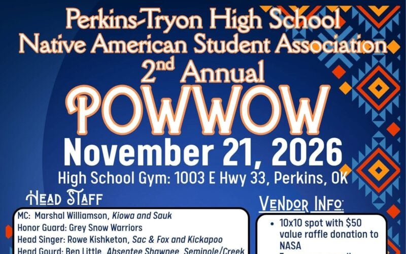 2nd Annual Perkins-Tryon High School Native Student Association Pow Wow 2026