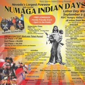 Numaga Indian Days  Pow Wow 2023