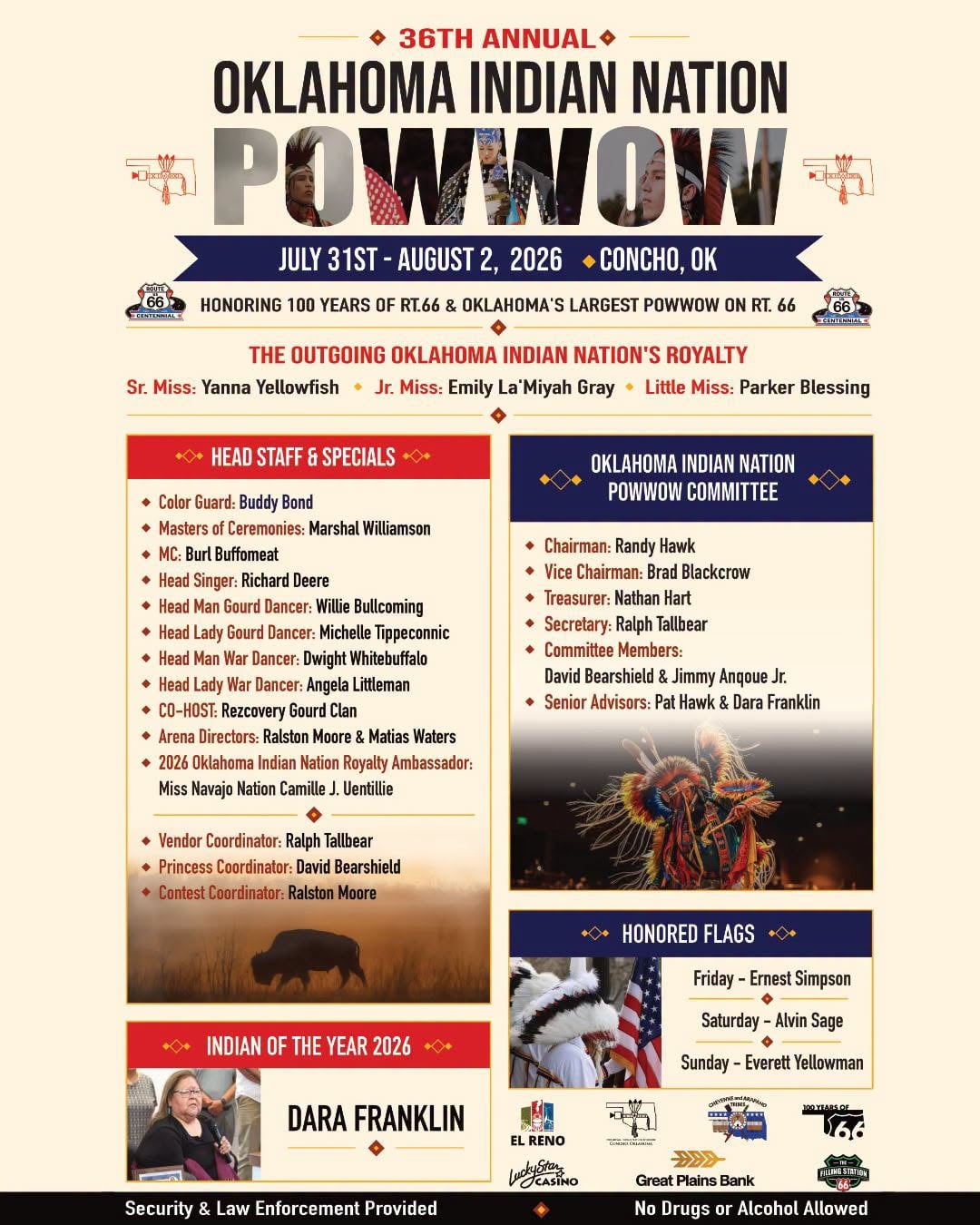 36th Annual Oklahoma Indian Nation Pow Wow 2026