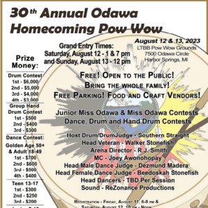 30th Annual Odawa Homecoming Pow Wow 2023