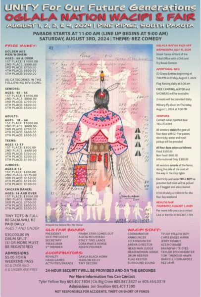 Oglala Lakota Nation Wacipi and Fair 2024