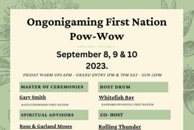 Ongonigaming First Nation Pow Wow 2023
