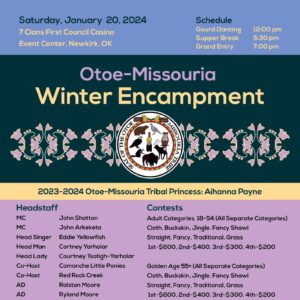Otoe-Missouria Winter Encampment 2024