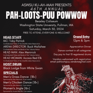 46th Annual ASWSU Pah-Loots-Puu Pow Wow 2024