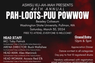46th Annual ASWSU Pah-Loots-Puu Pow Wow 2024