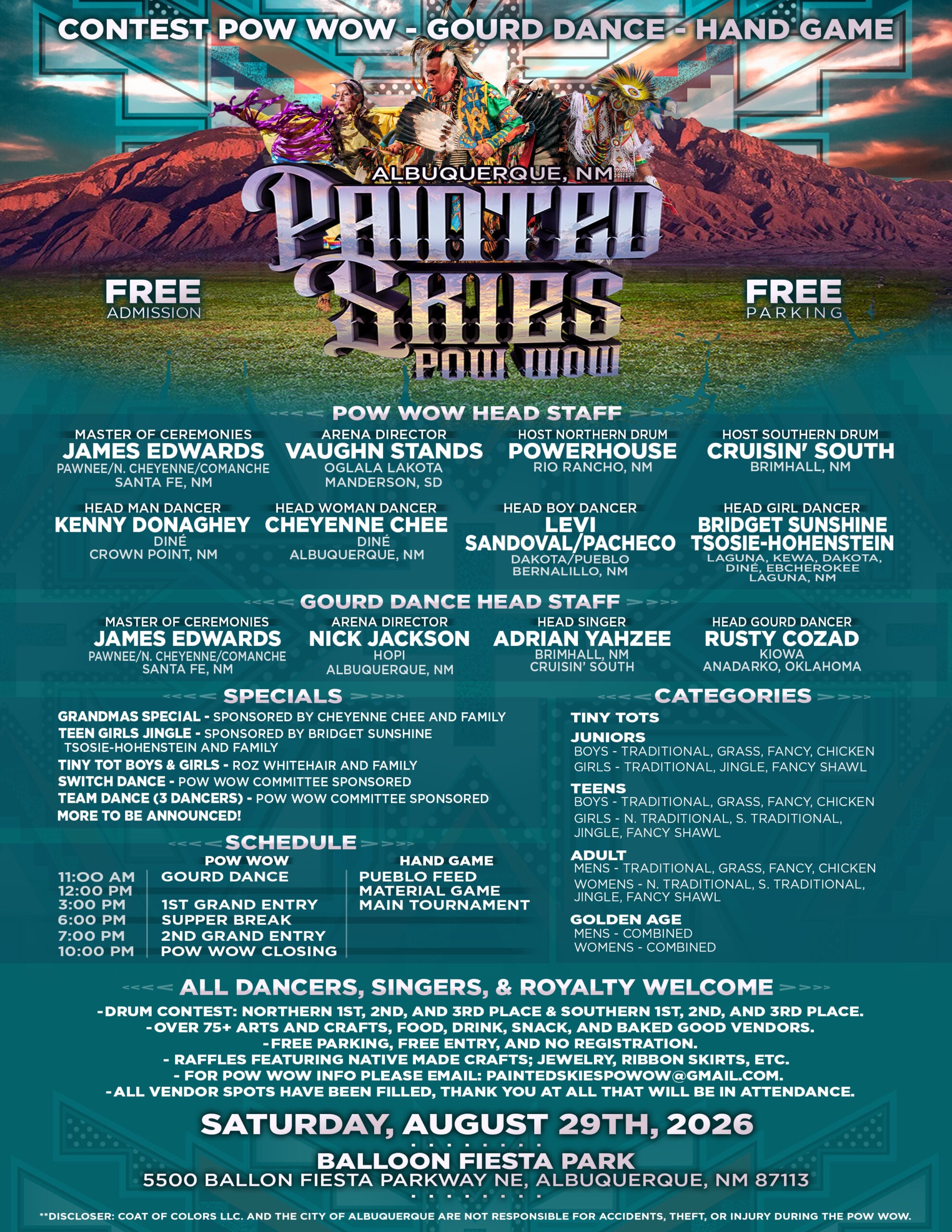 Painted Skies Pow Wow 2026