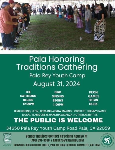 Pala Honoring Traditions Gathering 2024