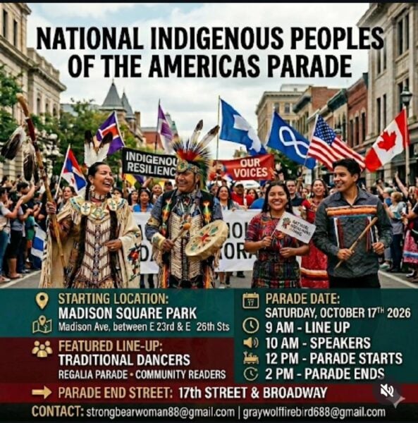 Annual National Indigenous Peoples of the Americas Parade 2026