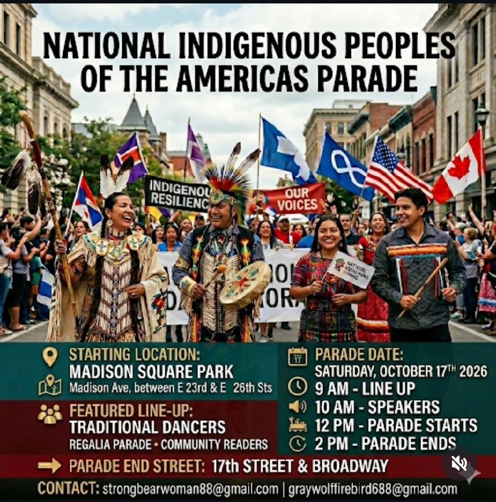 Annual National Indigenous Peoples of the Americas Parade 2026