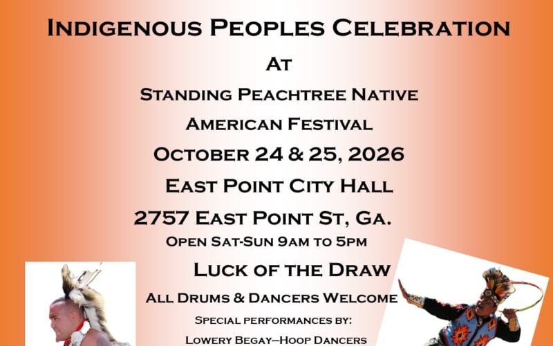 Indigenous Peoples Celebration, Standing Peachtree Native American Festival 2026