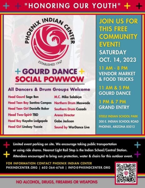 The Phoenix Indian Center Social Pow Wow & Gourd Dance 2023