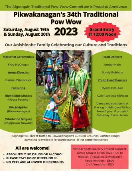 Pikwakanagan’s 34th Traditional Pow Wow 2023